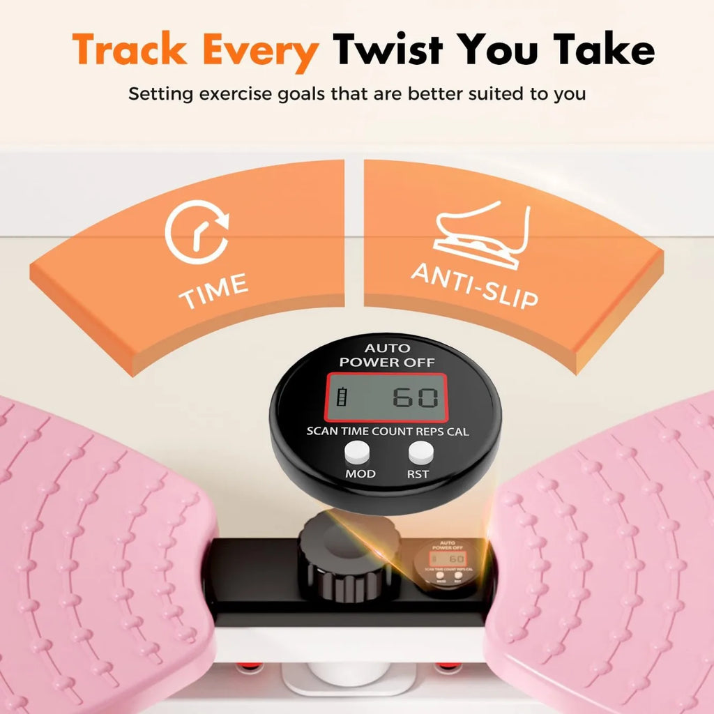 Moveforge Silent Waist Twisting Disc – ABS Rotating Waist Slimming & Core Trainer