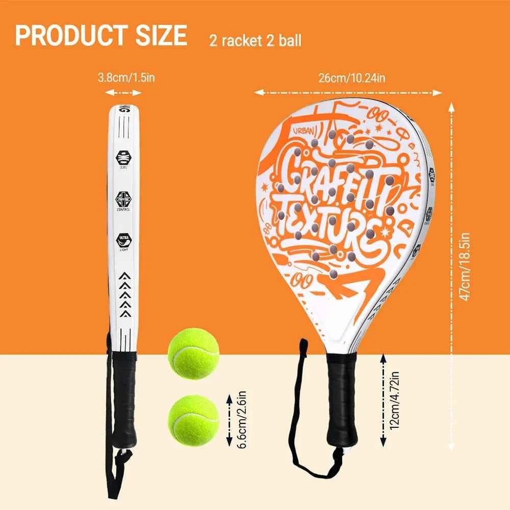 Moveforge Carbon Fibre Padel Racket — EVA Core for Beginners & Intermediates
