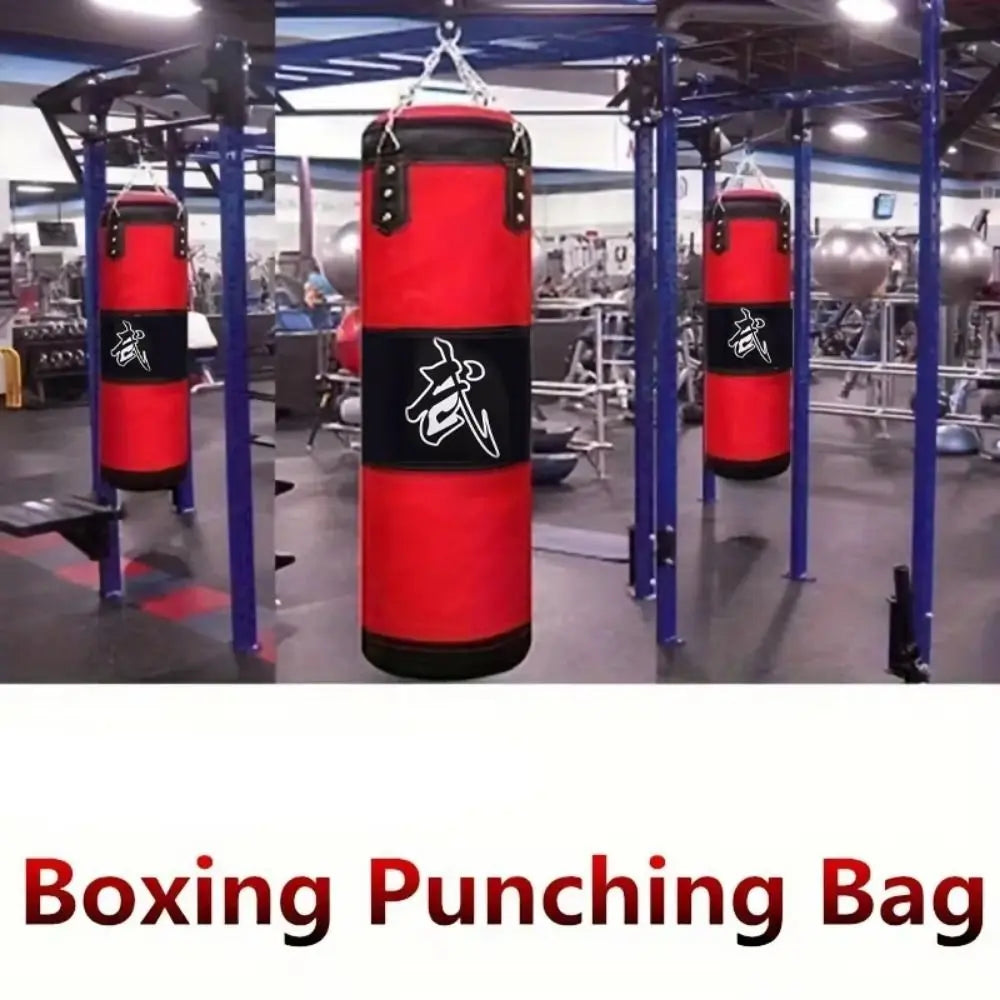 Moveforge Oxford Hollow Boxing Bag – 60cm & 80cm Hanging Punching Bag for Home Gym Training