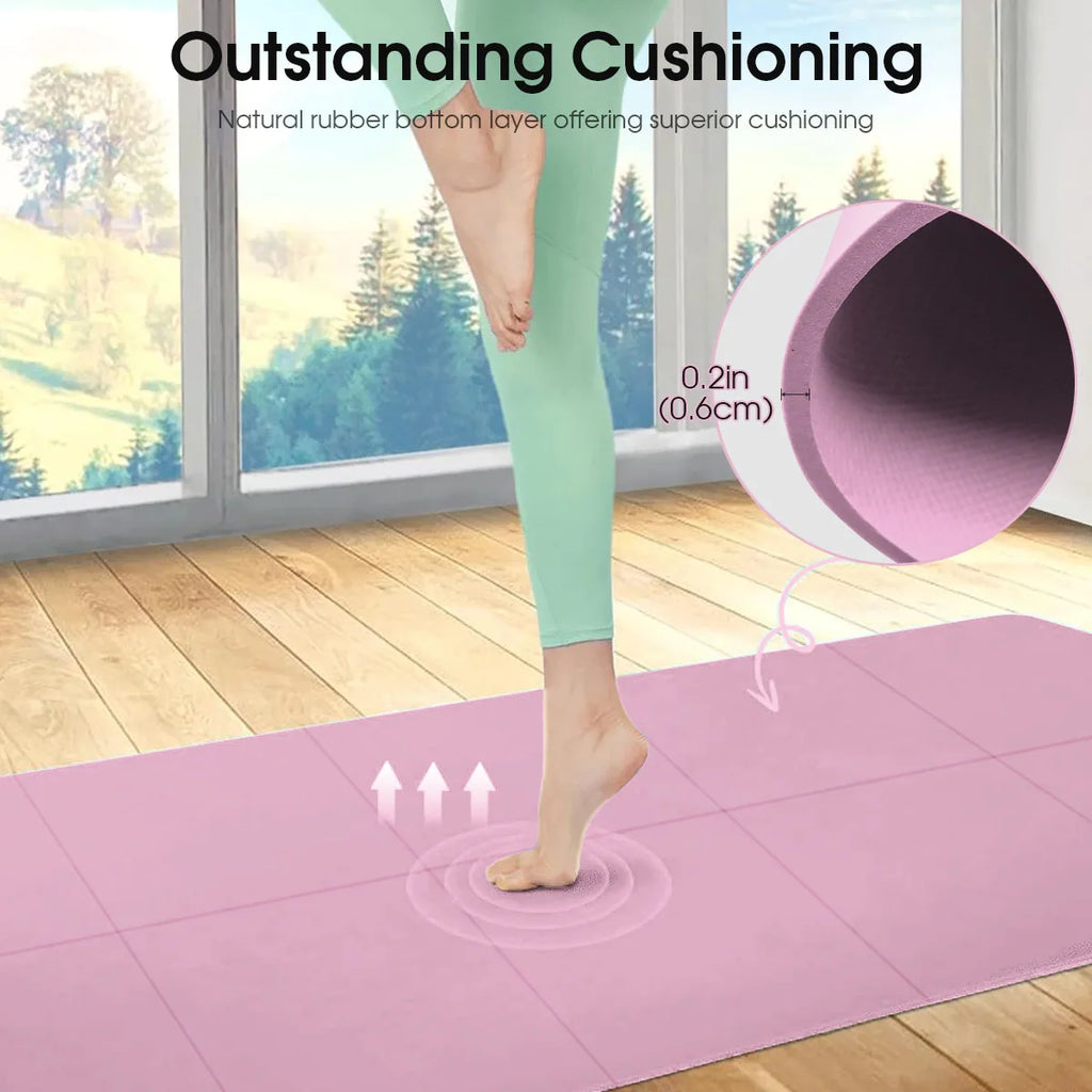 Moveforge Multi-Thickness Yoga Mat – 3mm, 4mm & 6mm Non-Slip Exercise Mat - MoveforgeMoveforge