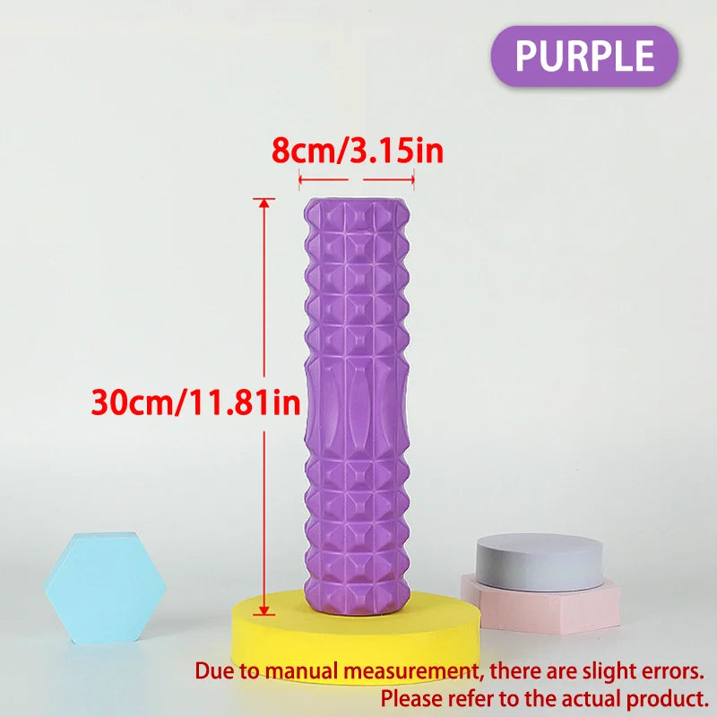 Foam Rollers for Muscle Massage 30/45CM - HIGH-Density Back Foam Roller for Back Pain Relief & Muscle Recovery in Legs & Arms