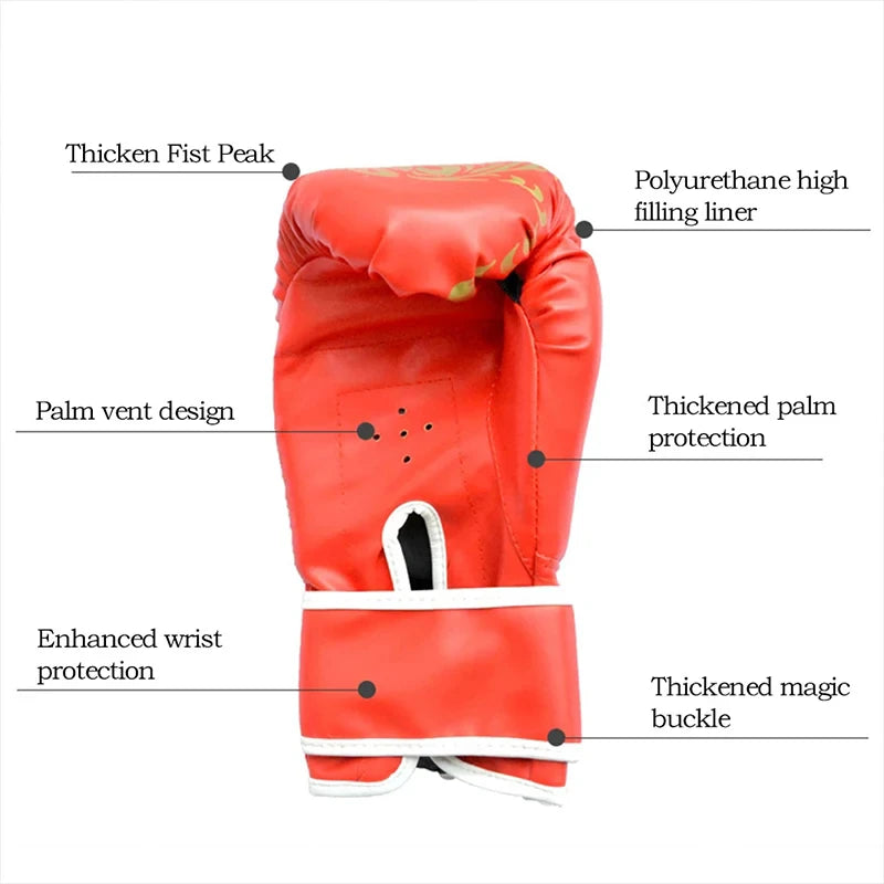 Moveforge Pro Combat Boxing Gloves – Muay Thai, MMA & Sparring Training