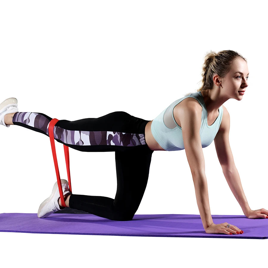 5-Level Resistance Bands Set for Yoga Pilates Home Gym Exercise Fitness Sport Elastic Rubber Bands for Workout Gym Accessories