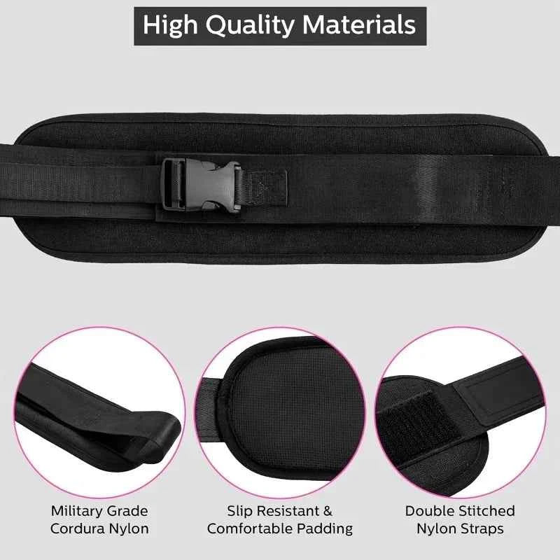 Moveforge Hip Thrust & Resistance Training Belt – Weighted Waist Belt for Glute & Hip Training