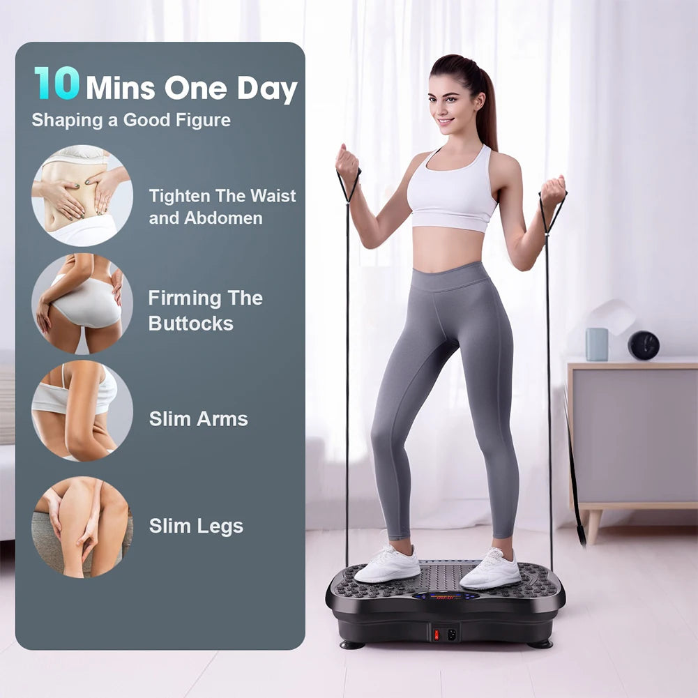 Moveforge Vibration Plate – Whole Body Workout Machine with Bluetooth & Rhythm Power