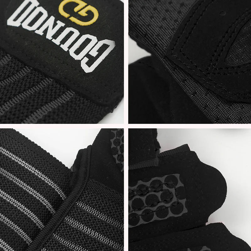 Moveforge Half Finger Fitness Gloves – Non-Slip Training Gloves for Boxing, Gym & Bodybuilding