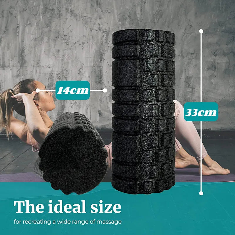 Foam Roller Back Pain Legs Trigger Point Deep Tissue Massager Fitness Yoga Rollers Physical Therapy Muscles Myofascial Release - MoveforgeMoveforge