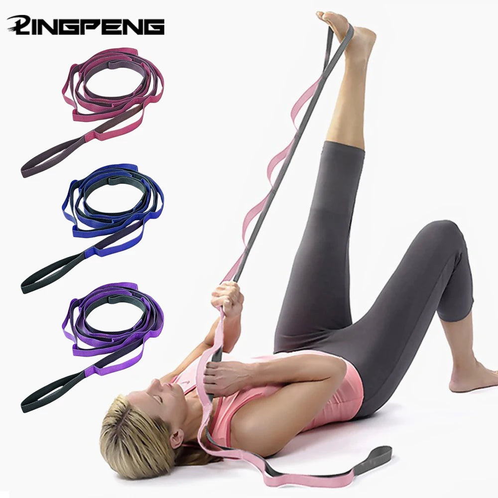 Moveforge Yoga Stretch Bands – Non-Elastic Flexibility & Workout Exercise Bands
