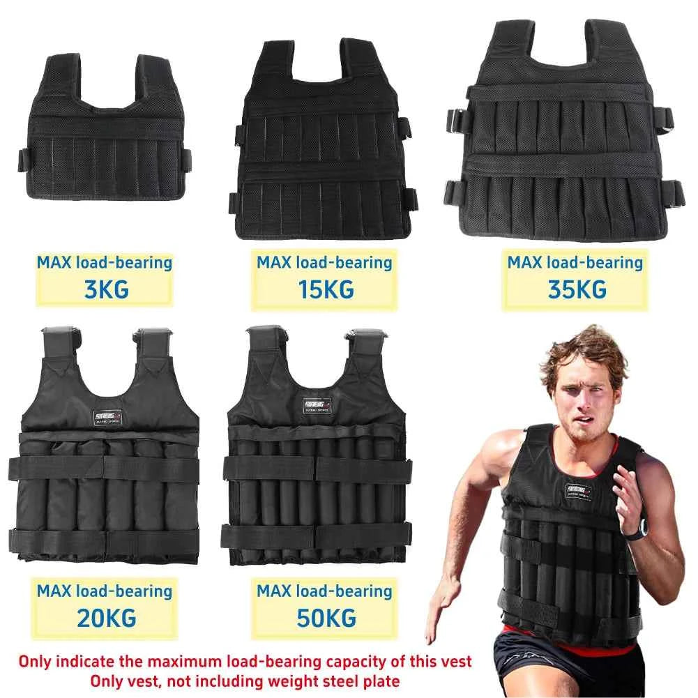 Moveforge Adjustable Weighted Running Vest – Strength Training & Cardio Weight Vest