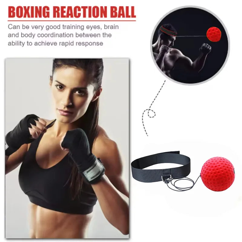 Moveforge Boxing Reflex Ball with Headband – Speed & Reaction Training for All Ages