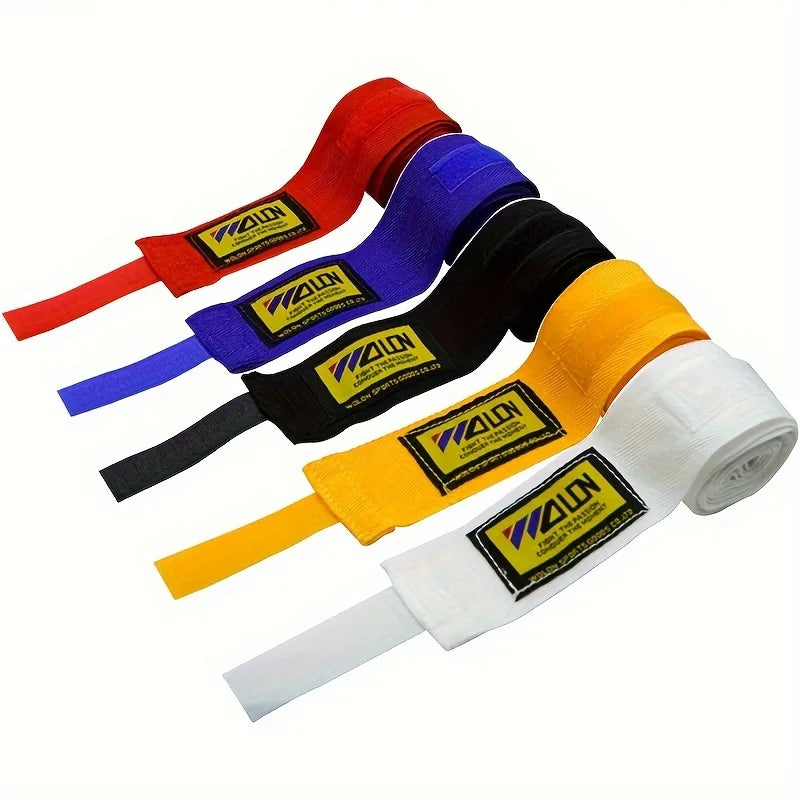 Moveforge Boxing Hand Wraps – Cotton Wrist & Knuckle Bandages for MMA, Kickboxing & Sanda