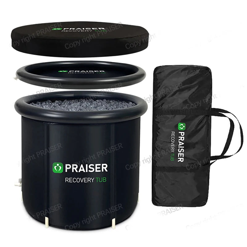 Moveforge Cold Plunge Barrel — 80cm Round Ice Bath Tub for Adults - MoveforgeMoveforge
