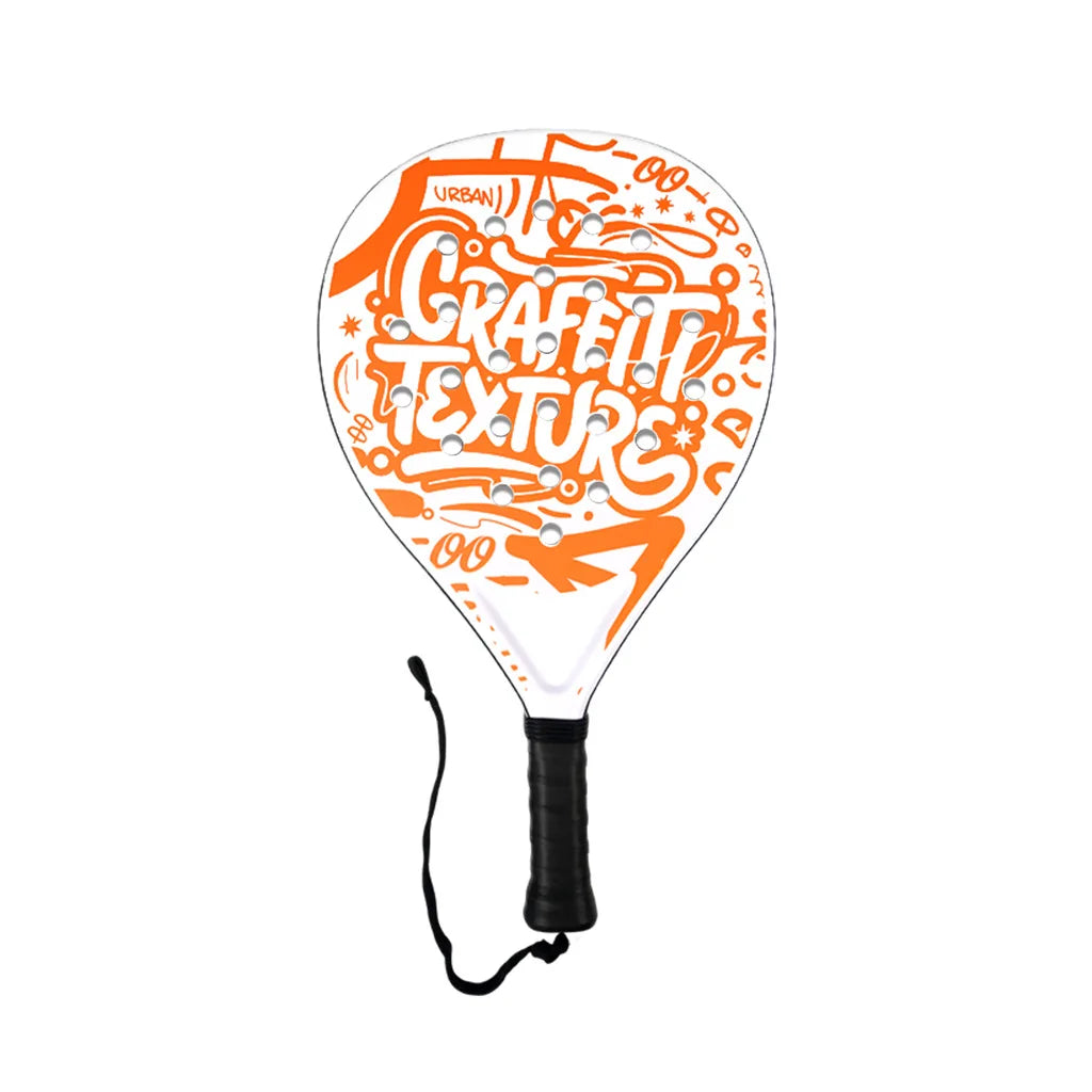 Padel Racket with Carbon Fiber Surface & EVA Memory Foam Core – Lightweight, Well-Balanced Padel for Beginners and Intermediate (Copy)