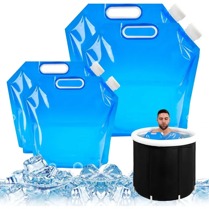 Moveforge Ice Bath Bags — Reusable Cold Plunge Ice Bags (5L & 10L) - MoveforgeMoveforge