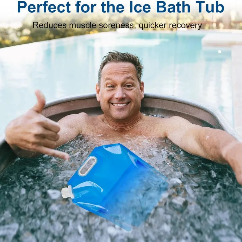 Moveforge Ice Bath Bags — Reusable Cold Plunge Ice Bags (5L & 10L) - MoveforgeMoveforge