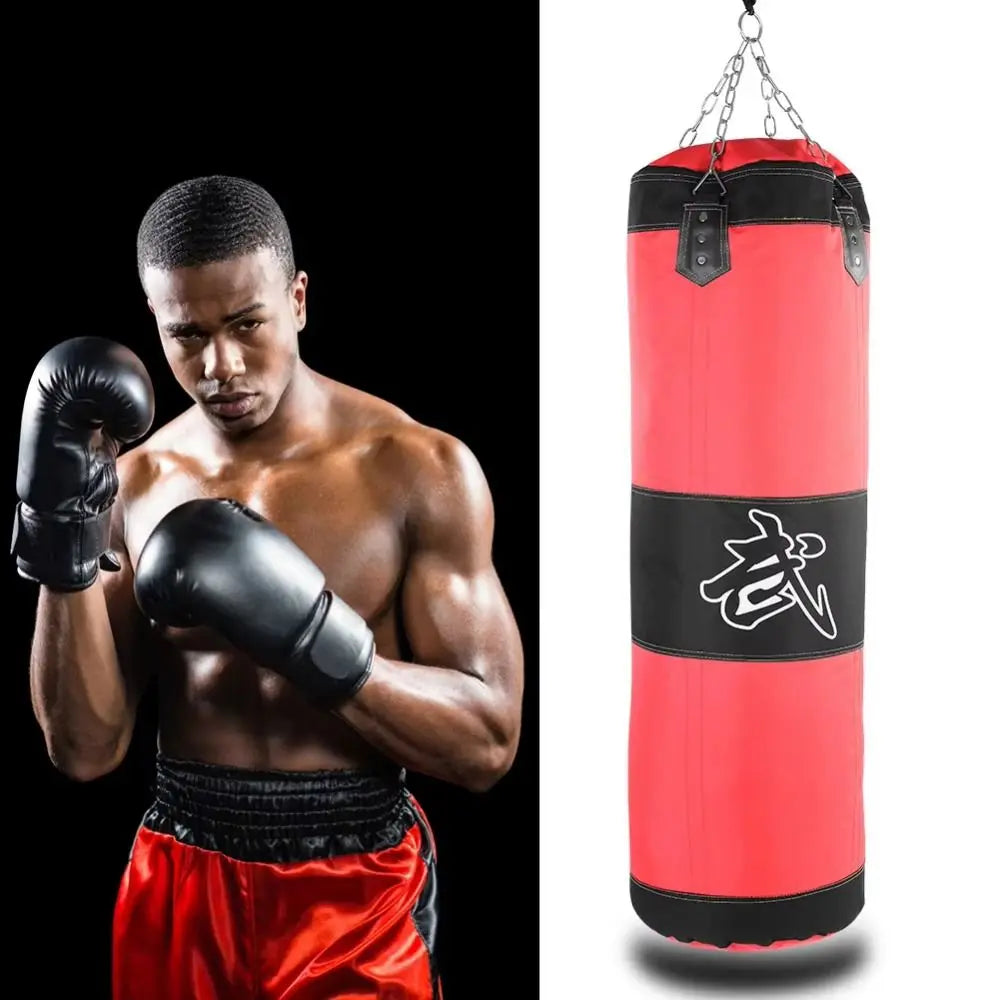 Moveforge Oxford Hollow Boxing Bag – 60cm & 80cm Hanging Punching Bag for Home Gym Training