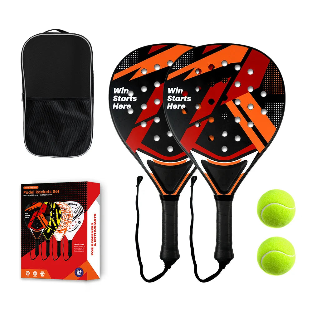 Moveforge Padel Racket — Anti-Vibration Handle for Beginners & Intermediates