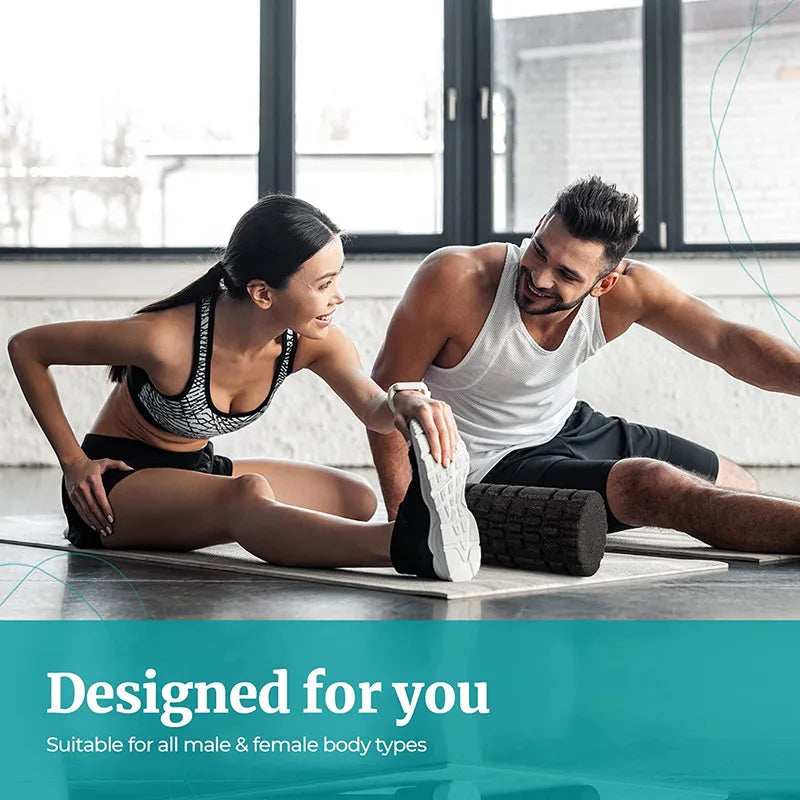 Foam Roller Back Pain Legs Trigger Point Deep Tissue Massager Fitness Yoga Rollers Physical Therapy Muscles Myofascial Release - MoveforgeMoveforge