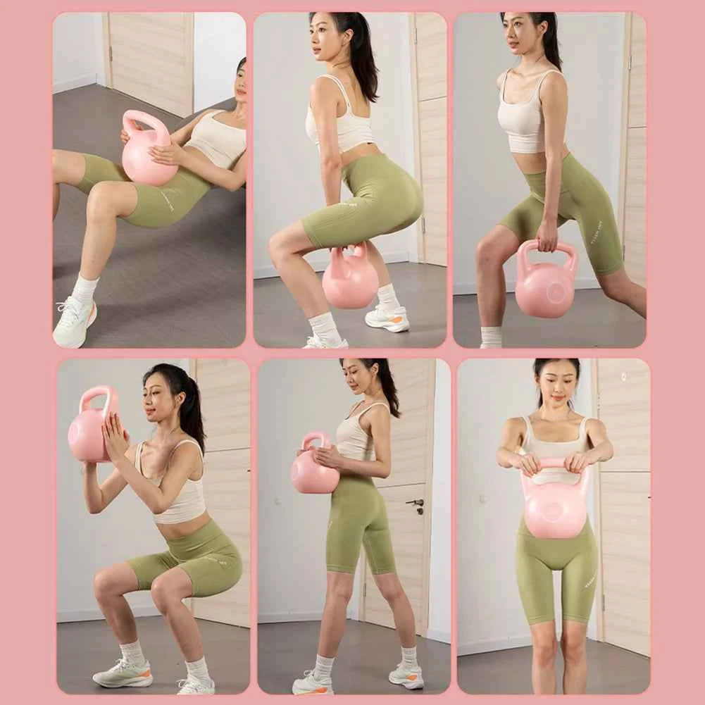Moveforge Soft Water-Filled Kettlebell – Anti-Slip Home Gym Dumbbell Weight