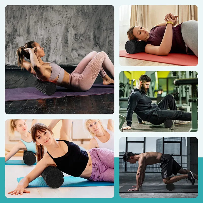 Foam Roller Back Pain Legs Trigger Point Deep Tissue Massager Fitness Yoga Rollers Physical Therapy Muscles Myofascial Release - MoveforgeMoveforge