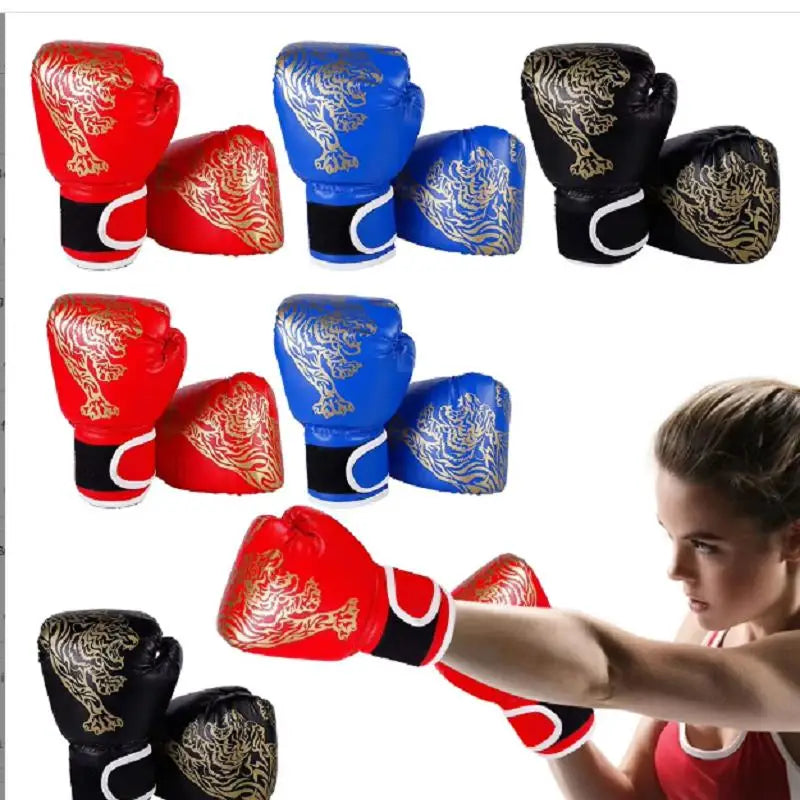 Moveforge Kids Boxing Gloves – Breathable PU Leather Junior Training Gloves for Gym & Kickboxing
