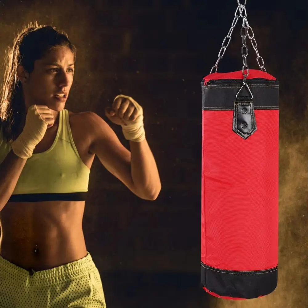 Moveforge Oxford Hollow Boxing Bag – 60cm & 80cm Hanging Punching Bag for Home Gym Training