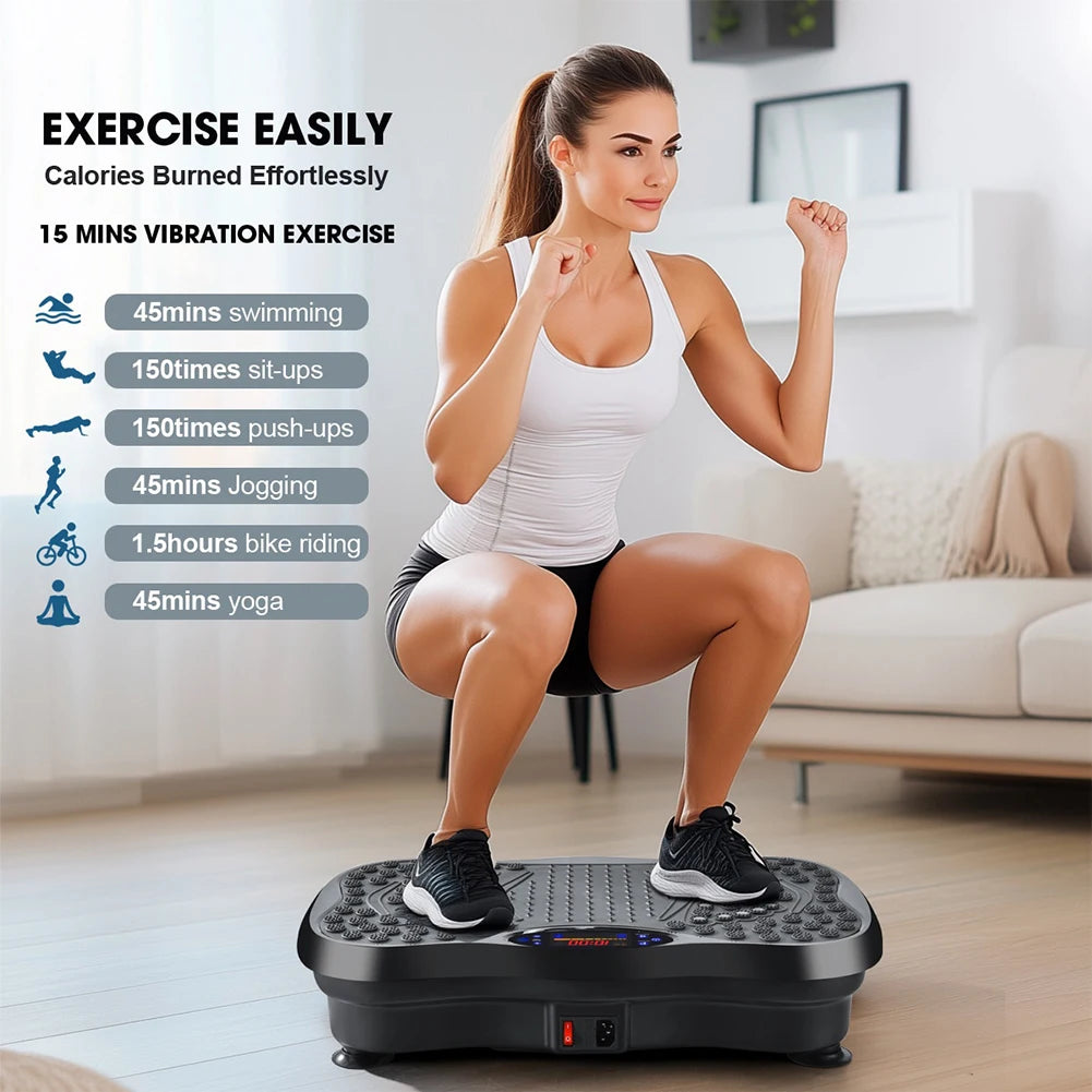 Moveforge Vibration Plate – Whole Body Workout Machine with Bluetooth & Rhythm Power