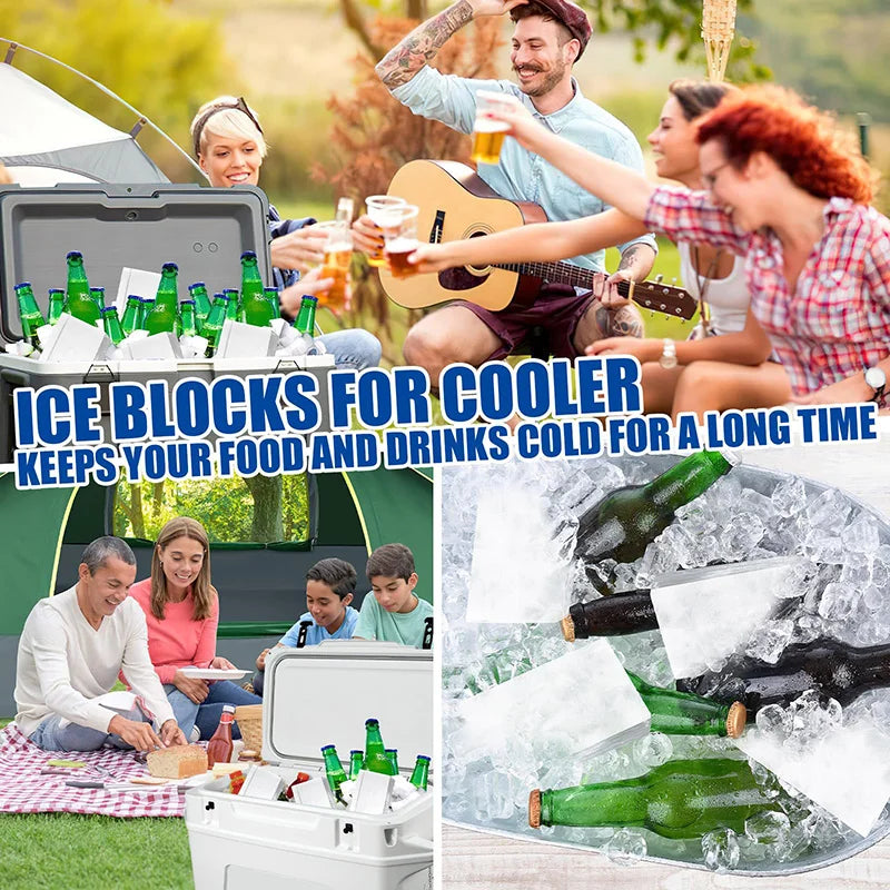 Large Ice Molds for Ice Bath Reusable Ice Block Molds for Cold Plunge Tub Durable and Deformity-proof in Freezing Silicone Molds - MoveforgeMoveforge