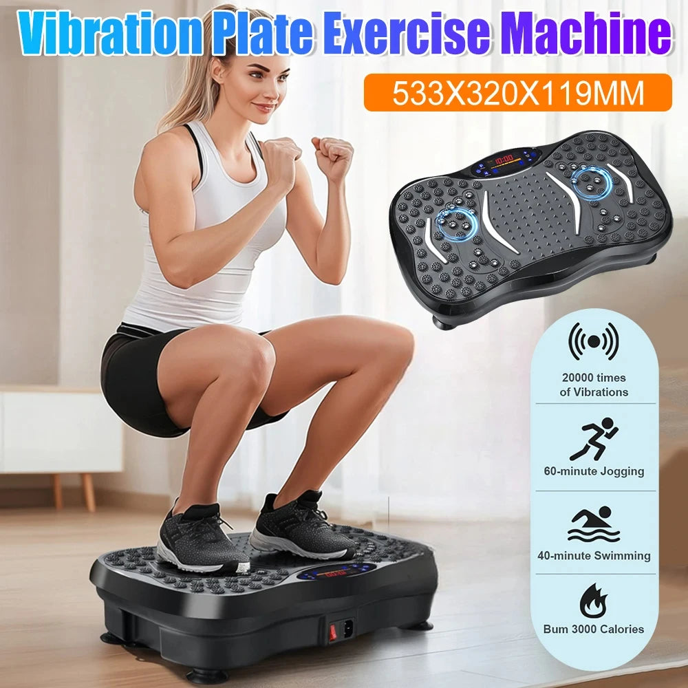 Moveforge Vibration Plate – Whole Body Workout Machine with Bluetooth & Rhythm Power