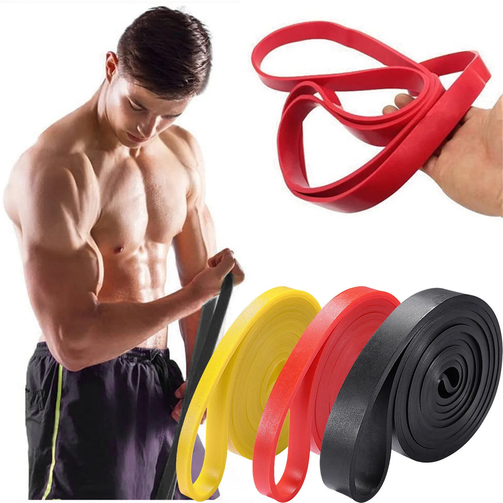 Moveforge Elastic Loop Resistance Bands – Rubber Gym Training Bands for Strength & Fitness