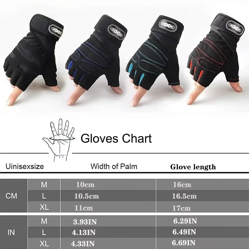 Moveforge Pro Grip Training Gloves – Anti-Slip Wristband Gloves for Weightlifting & Cycling