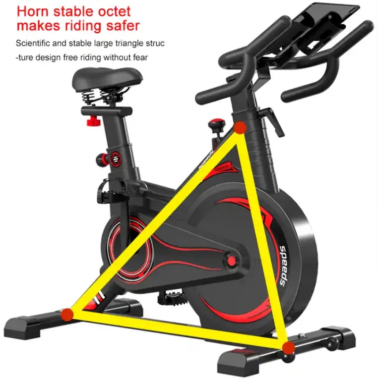 Moveforge Magnetic Resistance Spinning Bike – Indoor Cycling Stationary Bike for Cardio