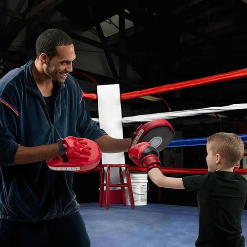 Moveforge 3-in-1 Kids Boxing Set – Gloves, Focus Mitts & Hand Wraps for Junior Training