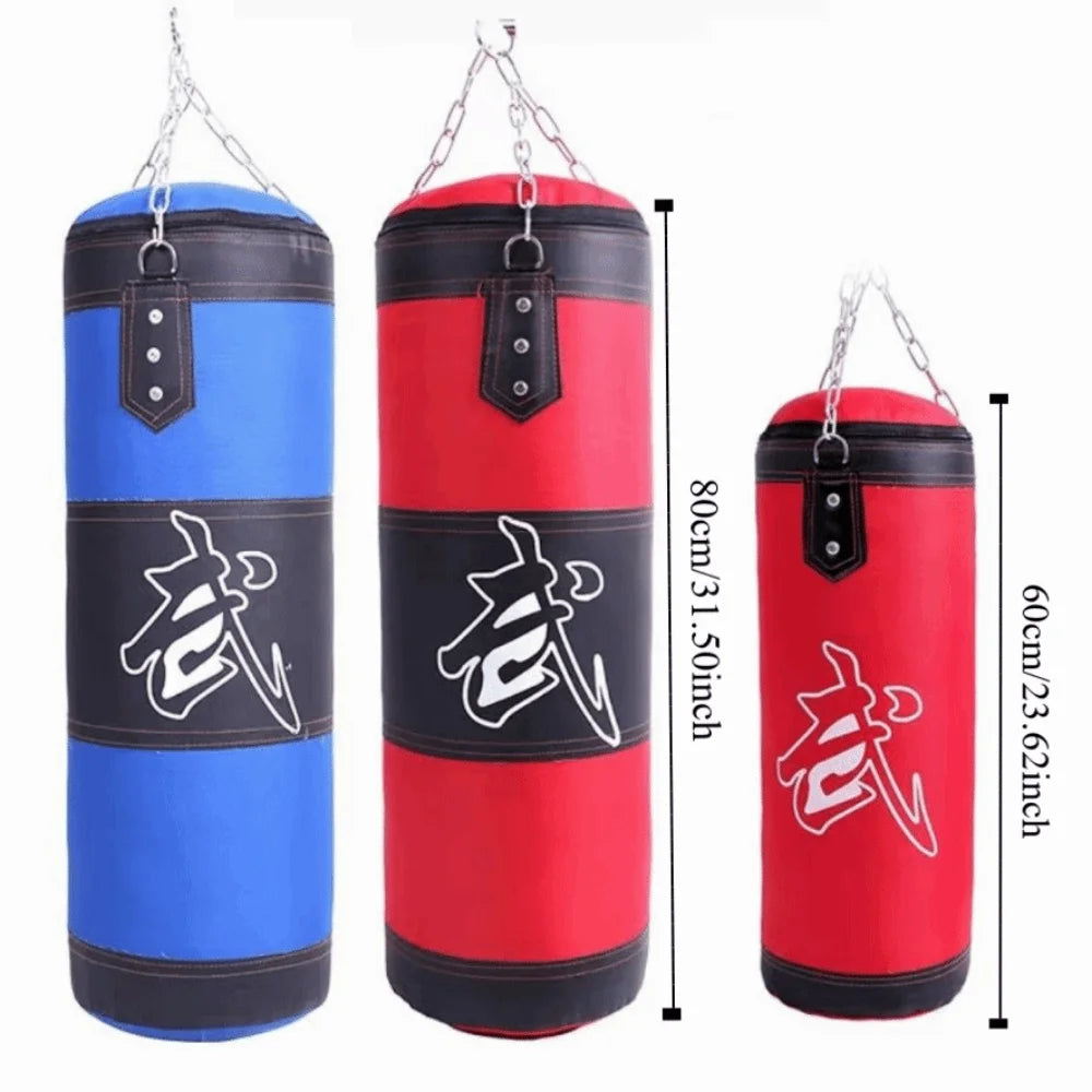 Moveforge Oxford Hollow Boxing Bag – 60cm & 80cm Hanging Punching Bag for Home Gym Training