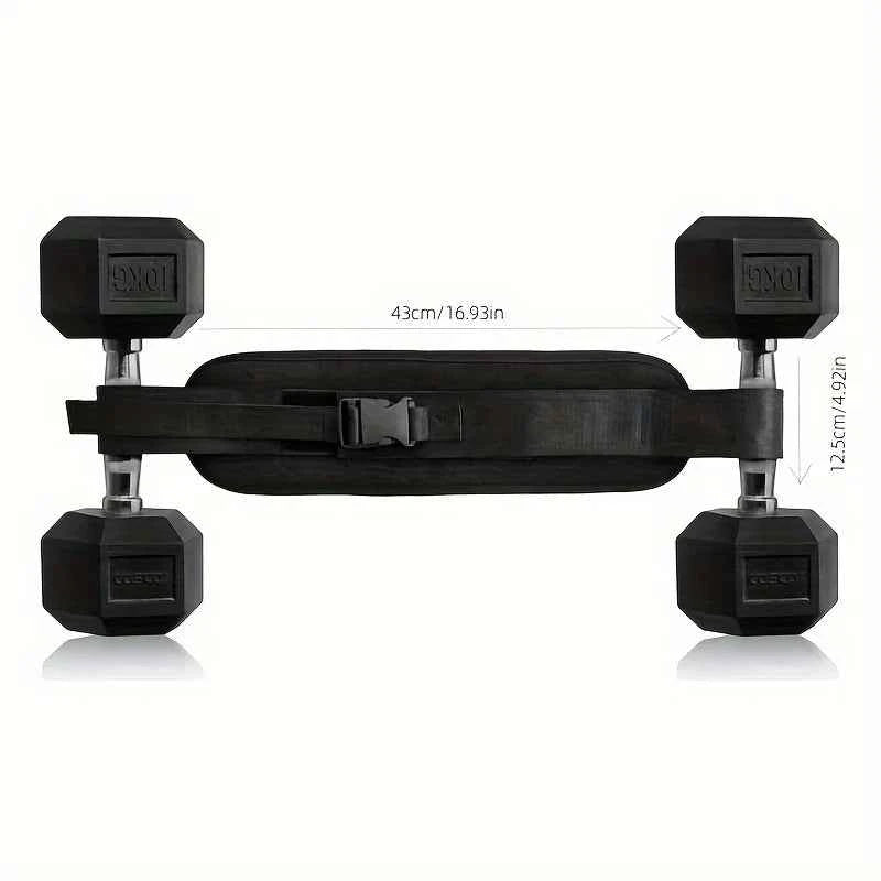 Moveforge Hip Thrust & Resistance Training Belt – Weighted Waist Belt for Glute & Hip Training