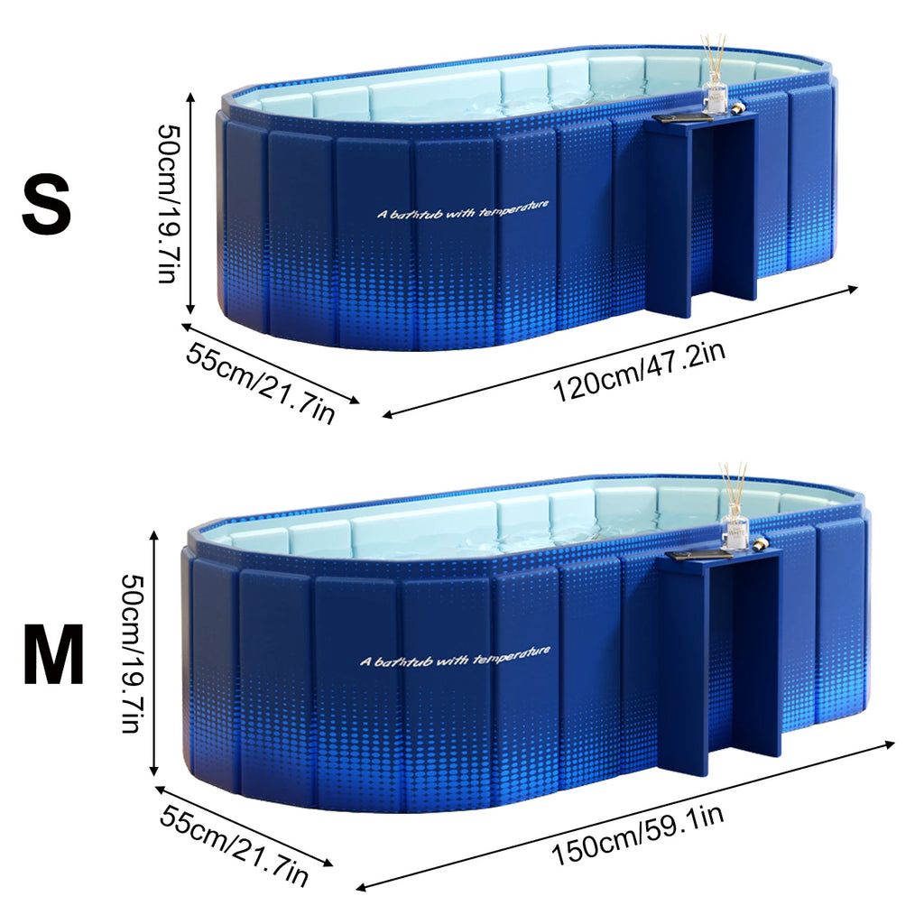 Moveforge Foldable Bathtub — Hot & Cold SPA Recovery Tub for Adults - MoveforgeMoveforge