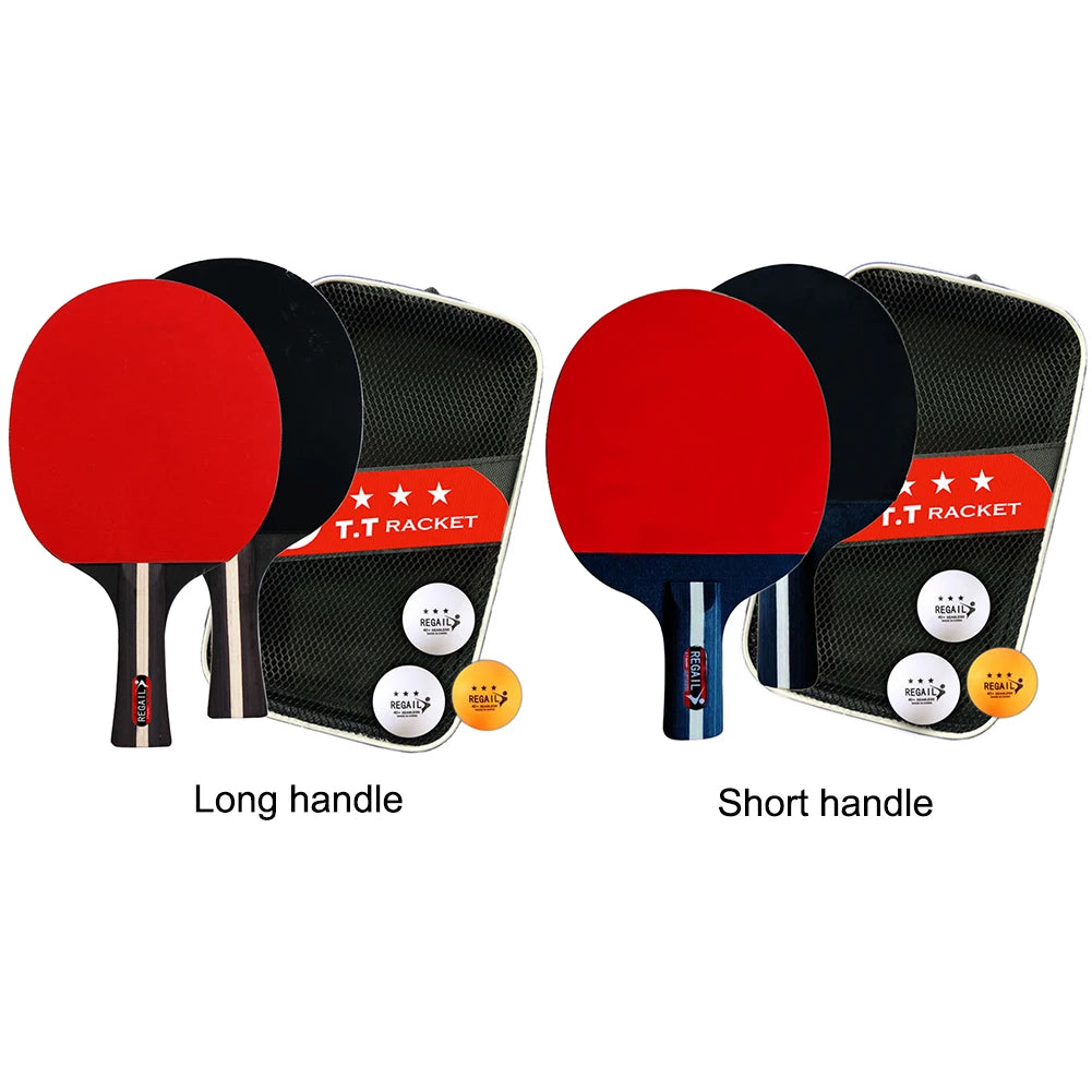 Moveforge Table Tennis Set — 2 Rackets, 3 Balls & Bag for Tournament Play