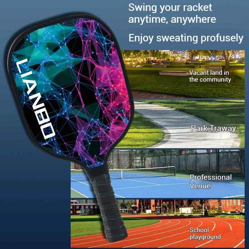 Moveforge Pickleball Rackets Set — 2 Paddles & 4 Balls