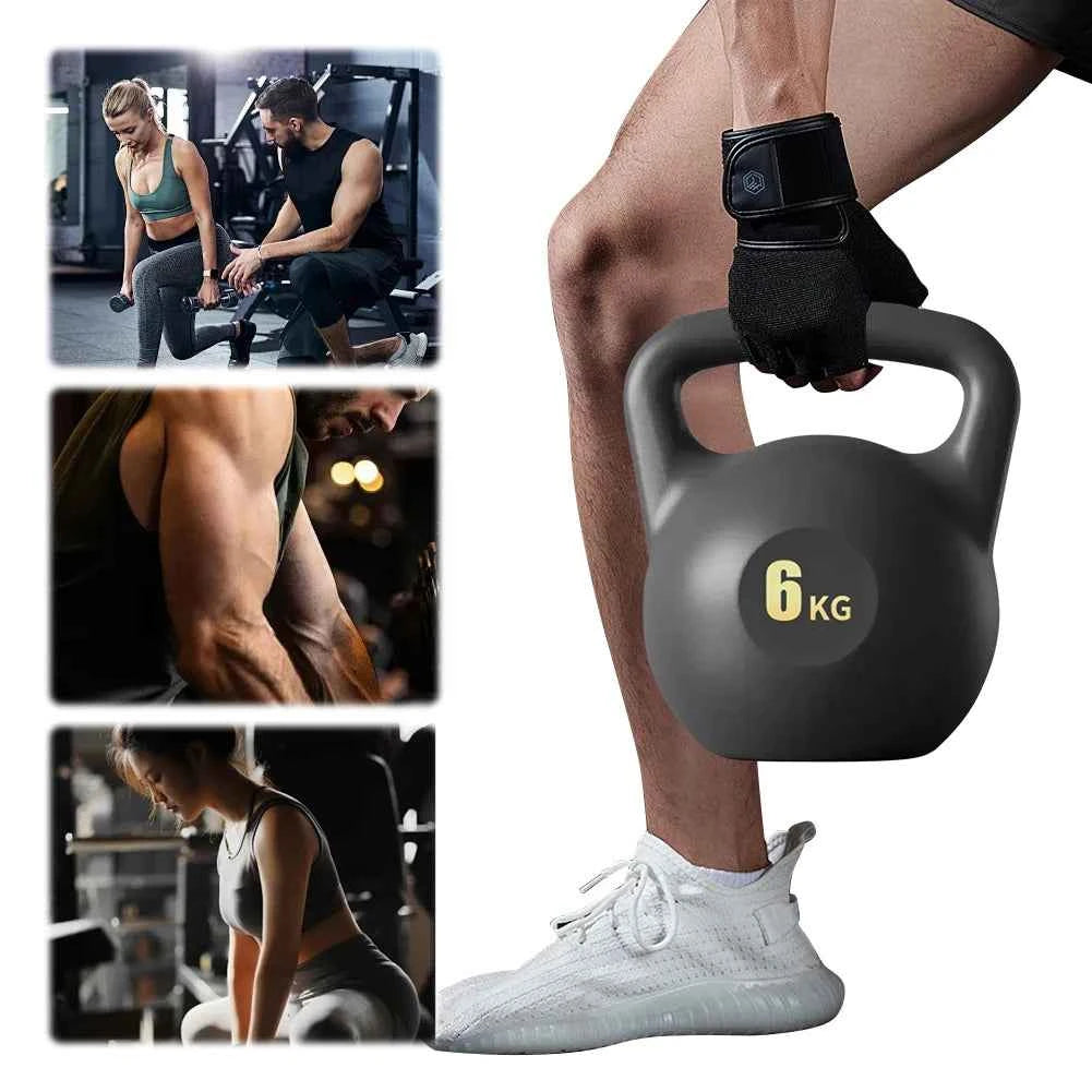 Moveforge Soft Water-Filled Kettlebell – Anti-Slip Home Gym Dumbbell Weight