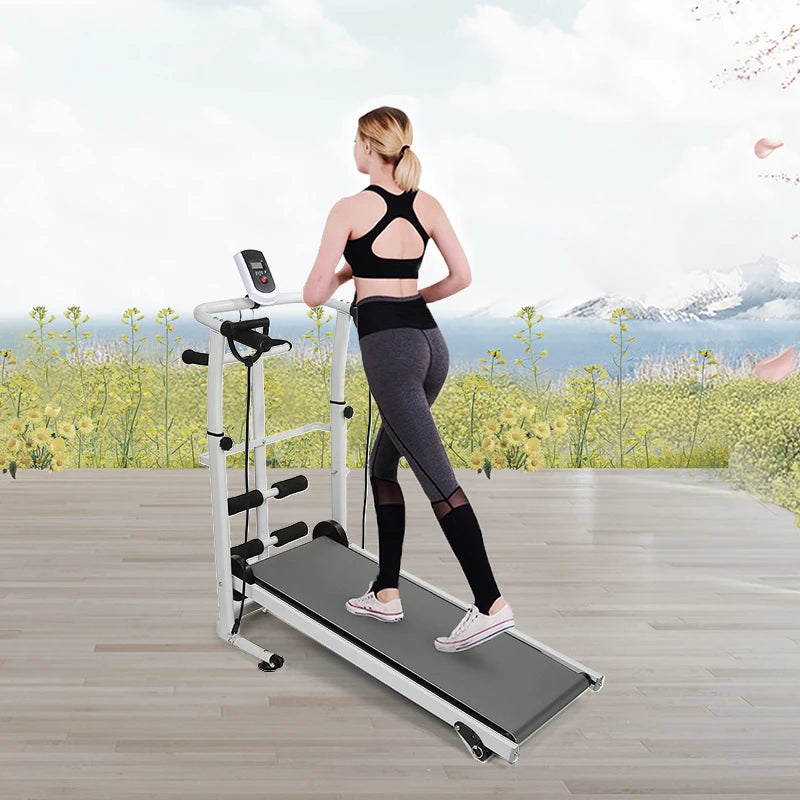 Moveforge Foldable Mini Treadmill – Multifunctional Indoor Fitness Treadmill for Home Use