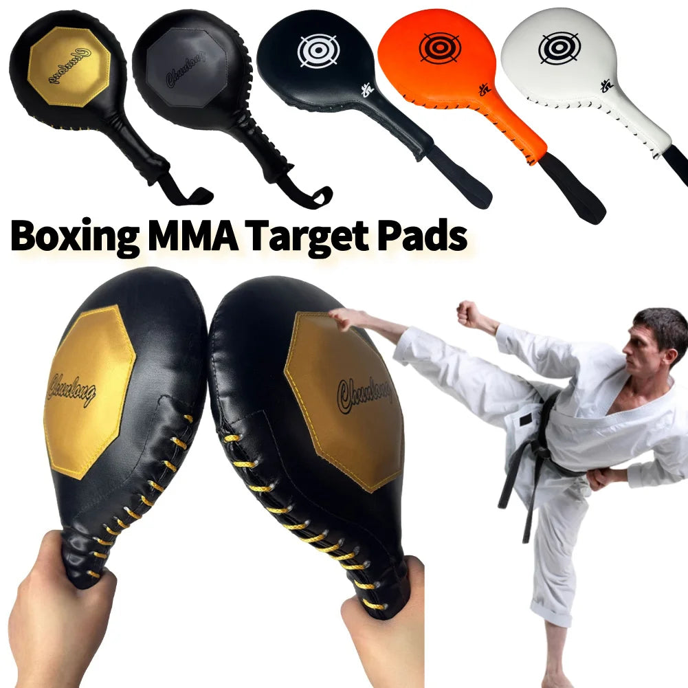 Moveforge MMA Boxing Paddles – Non-Slip Punching Target Pads with Elastic Strap