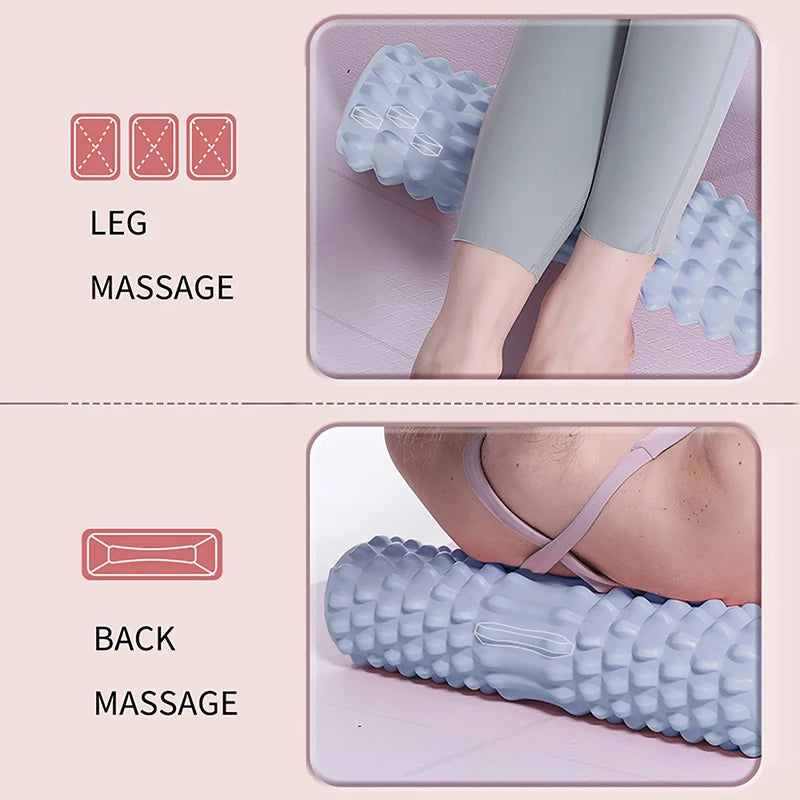 Foam Rollers for Muscle Massage - HIGH-Density Back Foam Roller for Back Pain Relief & Muscle Recovery in Legs & Arms - MoveforgeMoveforge