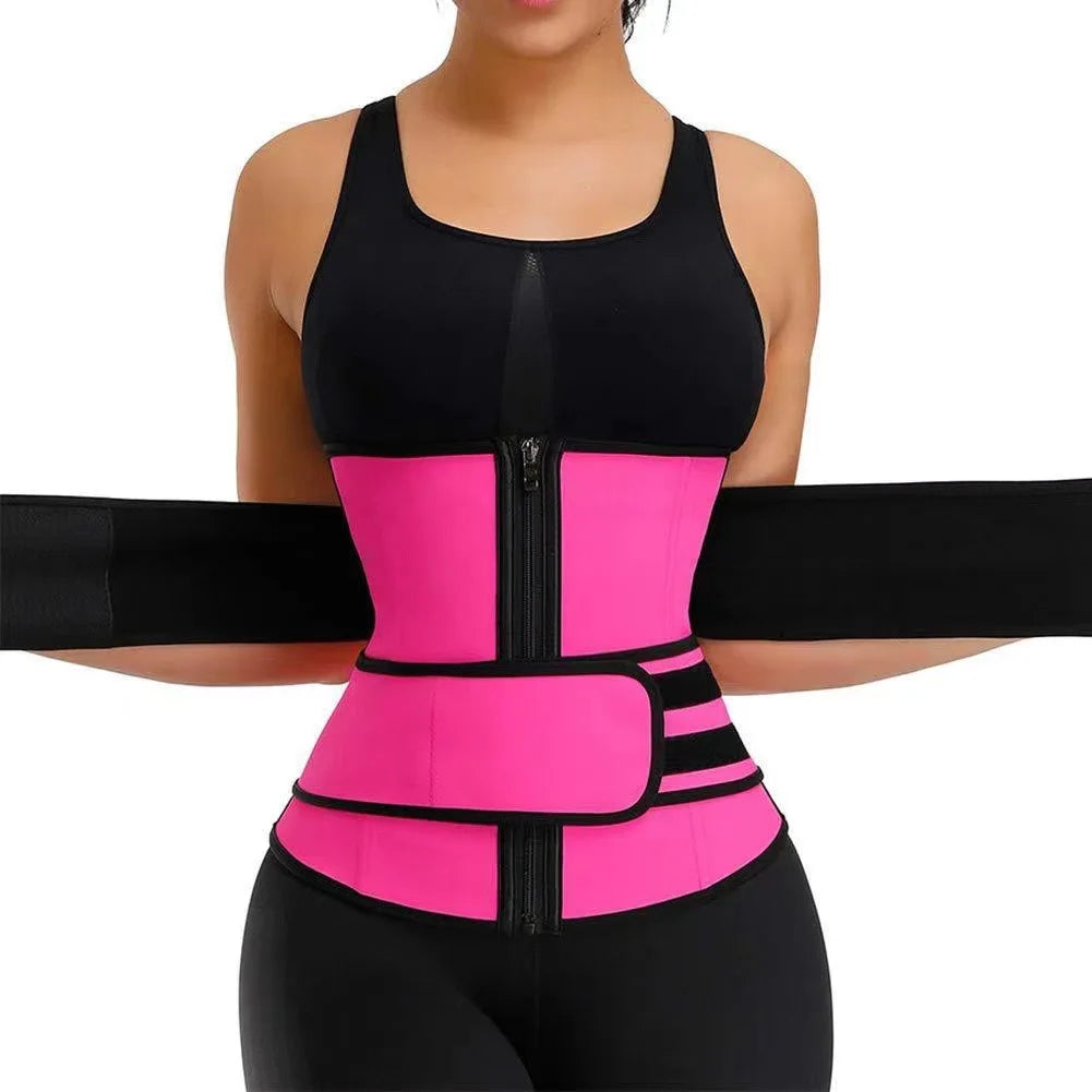 Moveforge Sweat Waist Trainer Belt – Slimming Fitness Girdle for Workouts