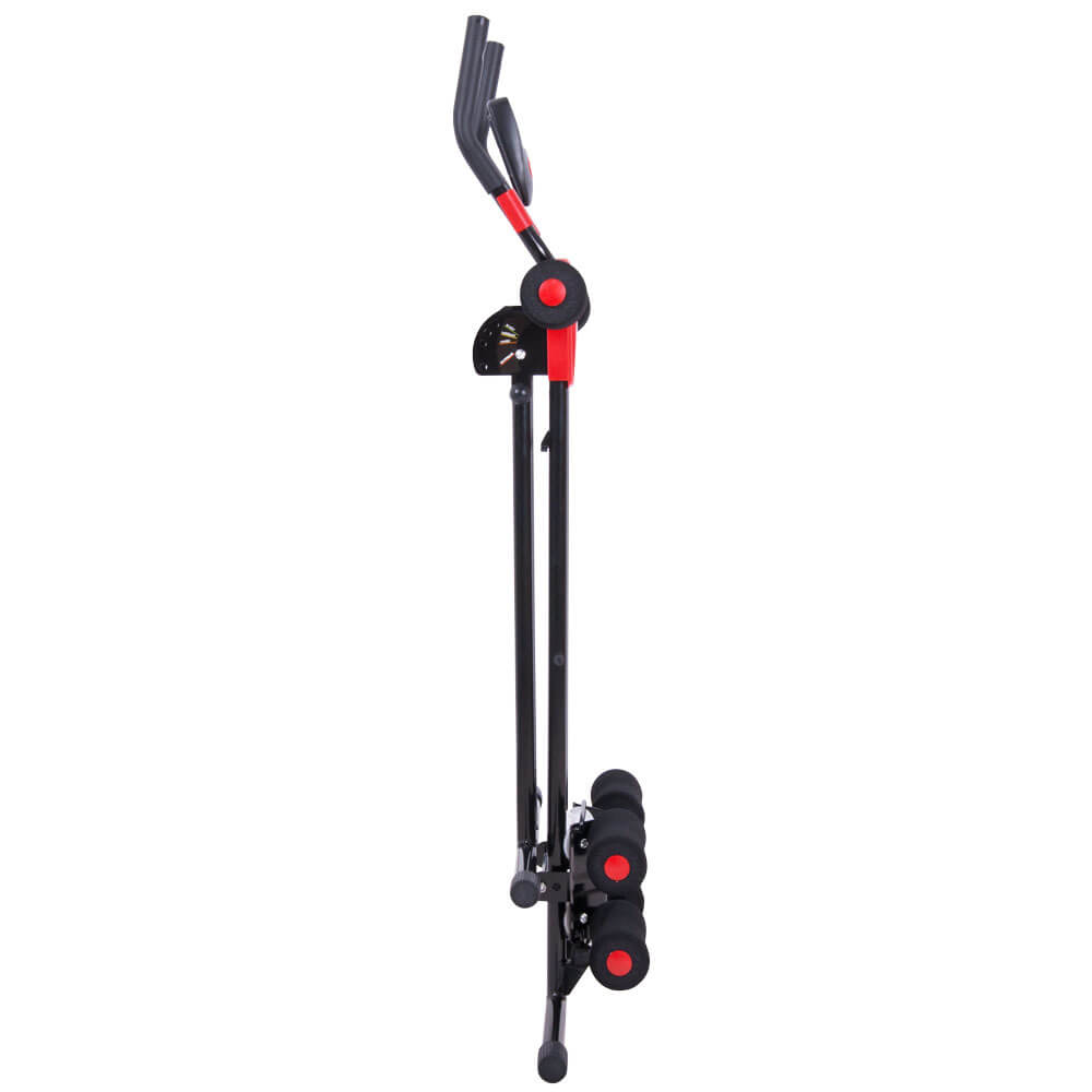 Arm and abdominal muscle strengthening exercise machine