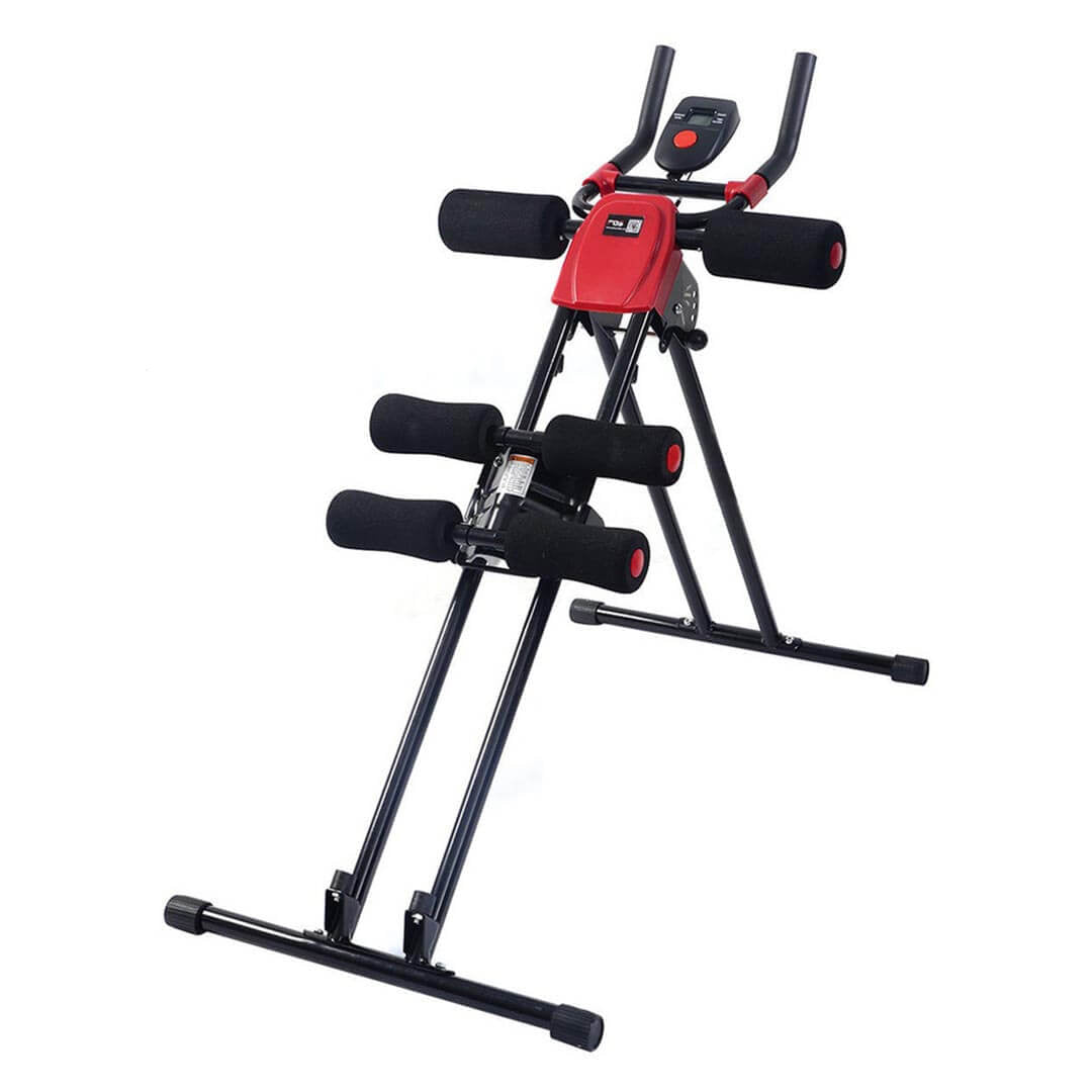 Arm and abdominal muscle strengthening exercise machine